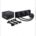 KIT COOLER MASTER ELITE GOLD 750W FM AWO CORD + MASTERLIQUID CORE NEX DIGITAL 360 BLACK ARGB