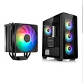 KIT COOLER MASTER HYPER 212 SPECTRUM V3 RGB + VIEW 270 PLUS TG ARGB BLACK TEMPERED GLASS