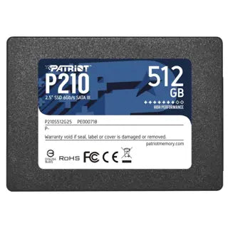 Disco SSD Patriot P210 Solid 512GB SATA3 PE000718