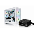 Gabinete C/Fuente View 390 + 1050W 80 Plus Gold (White Edition)