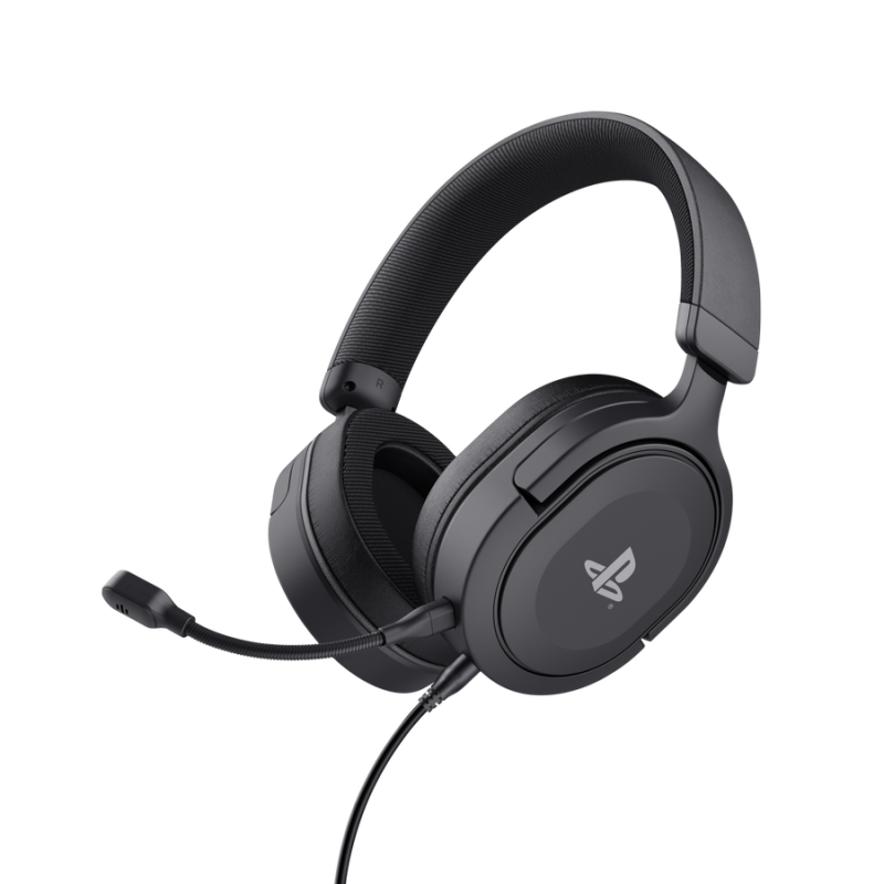 Auricular Gamer Trust GXT 498 Forta para PS5 con licencia oficial Negro