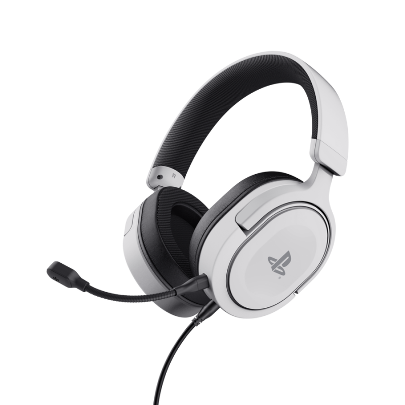 Auricular Gamer Trust GXT 498W Forta para PS5 con licencia oficial Blanco