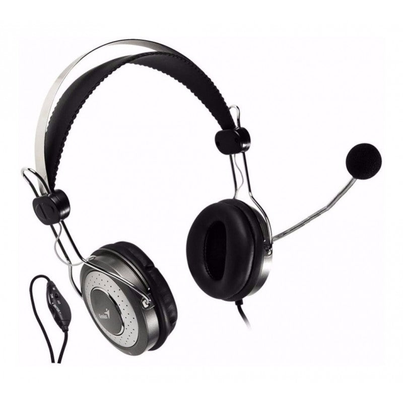 Auricular + Mic Headset Genius Hs-04Su Dual Plug