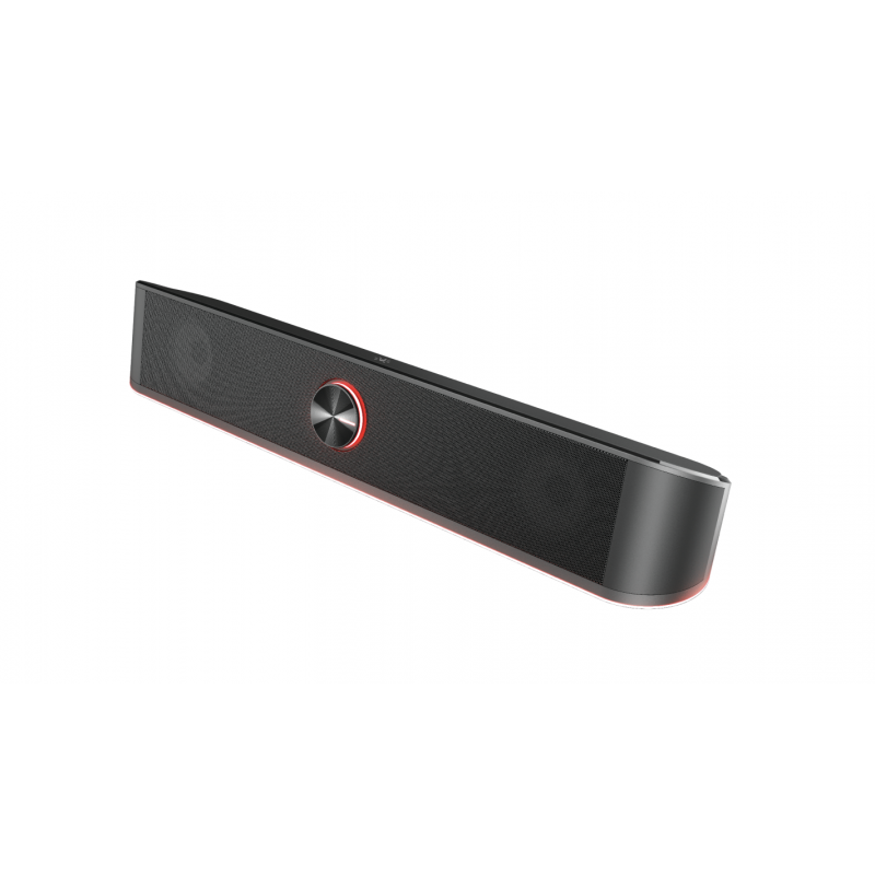 Barra de sonido Trust GXT 619 Thorne Parlante RGB compacto Negro