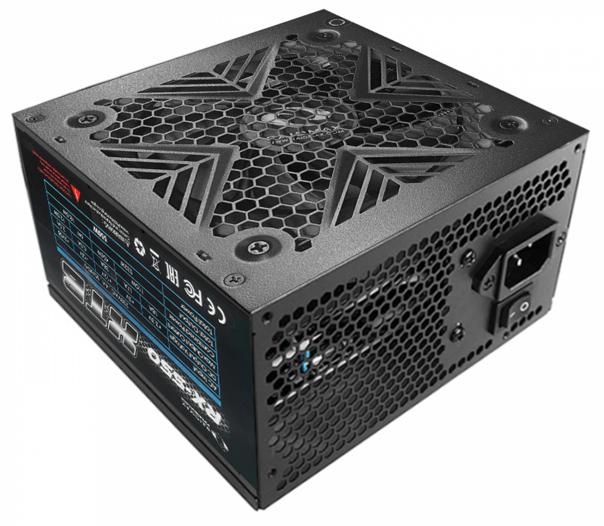 FUENTE GAMER 650W RAIDMAX XTB