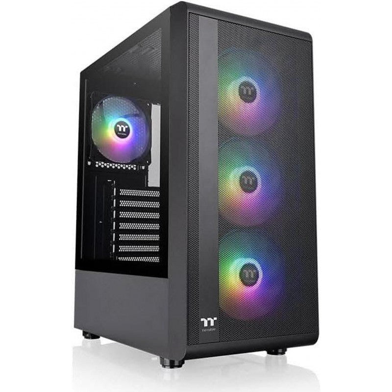 Gabinete Thermaltake S200 Plus Tg Argb Black Tempered Glass