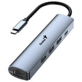 Genius Uh-545 Hub USB-C Rj-45 Ethernet Gigabit