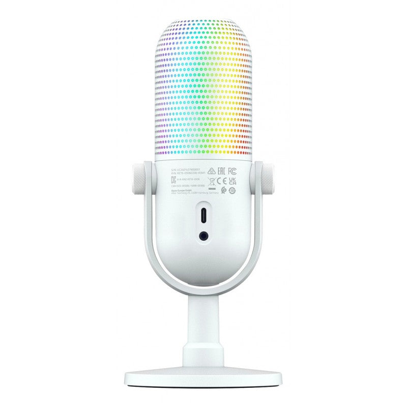 Microfono Razer Seiren V3 Chroma White RGB USB-C