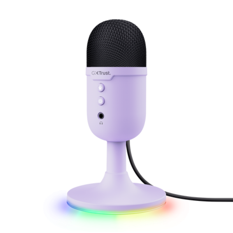 Microfono Trust Yunix USB Purple Gxt234P