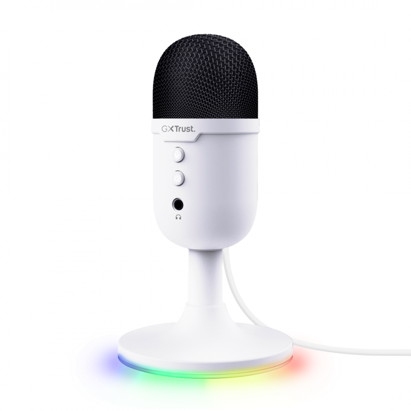 Micrófono Trust Yunix USB White GXT234W
