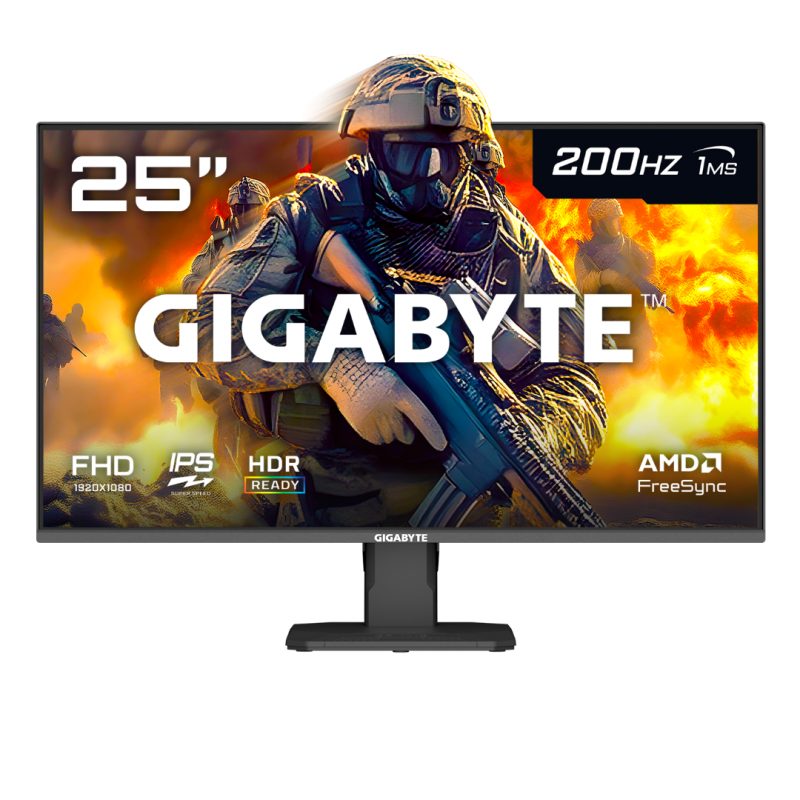 Monitor Gamer Gigabyte 24.5 Gs25F2 200Hz