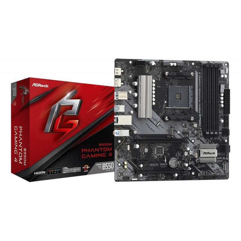 Mother Asrock (Am4) B550M Phantom Gaming 4