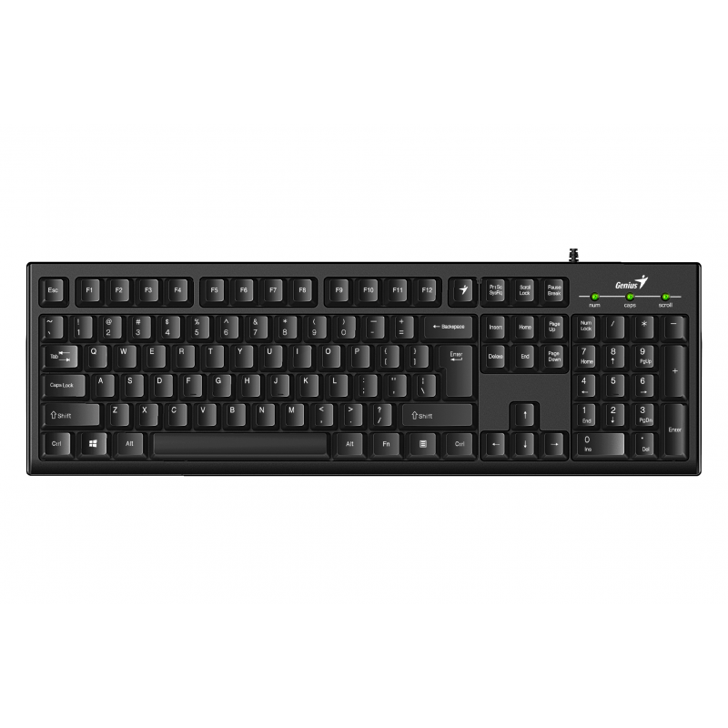 Teclado Genius KB-100 Smart USB Black