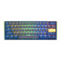 Teclado Mecánico Ducky One 3 Daybreak Mini teclas azules interruptor marrón inglés PBT doble disparo sin costuras