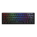 Teclado Mecánico Ducky One 3 Mini teclas negras interruptor marrón inglés PBT doble disparo sin costuras Negro y Blanco