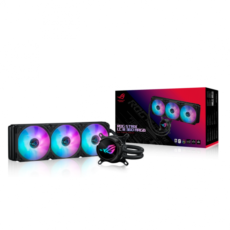 Water Cooler Asus Rog Strix Lc Iii 360 Argb