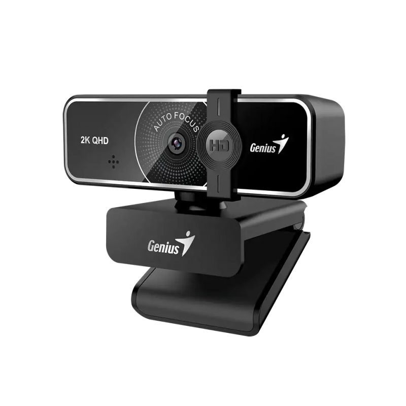 Webcam Genius Facecam 3000Af Black Qhd 2K 60Fps Con Tapa
