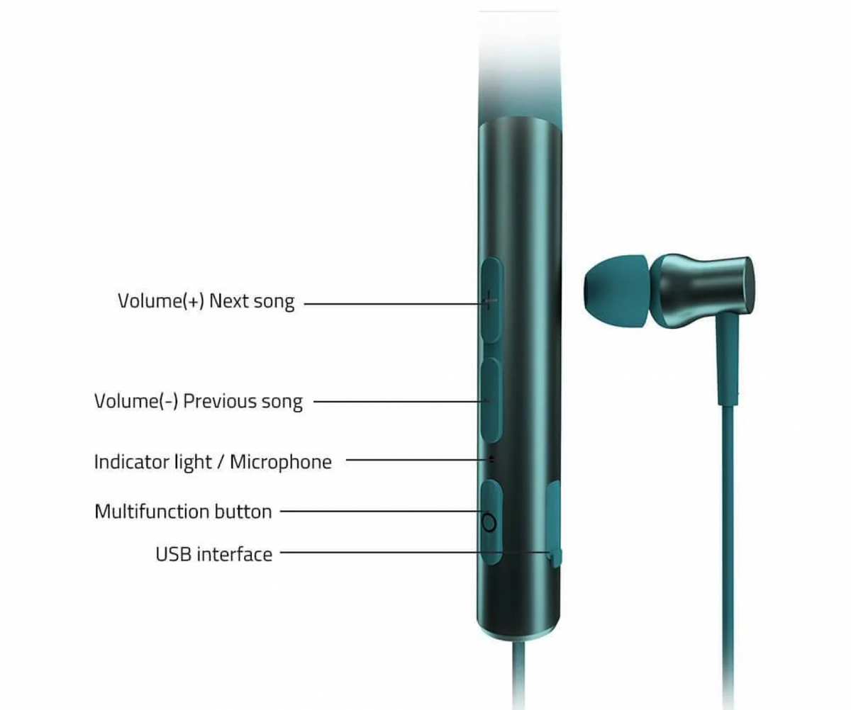 Auricular F&D Fenda N203 Green - foto 2