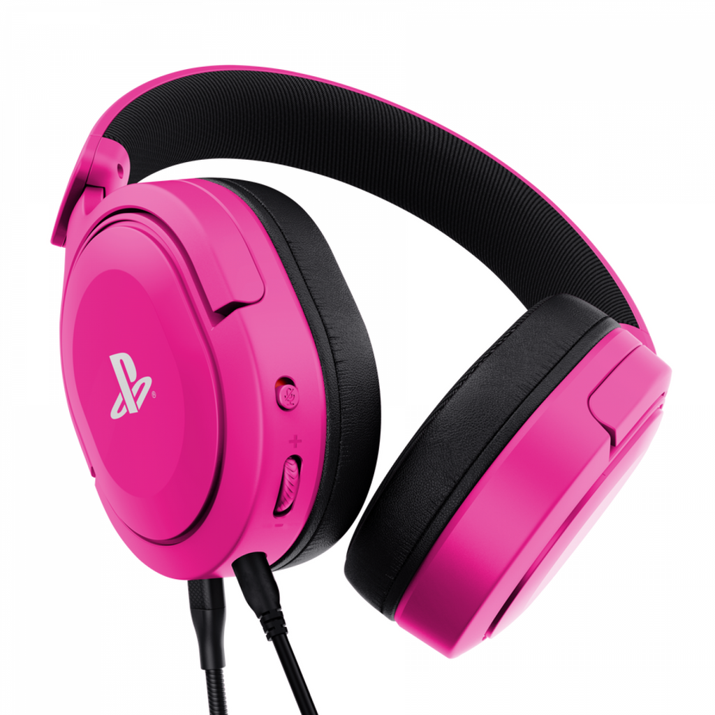 Auricular Gamer Trust GXT 498P Forta para PS5 con licencia oficial Rosado - foto 2