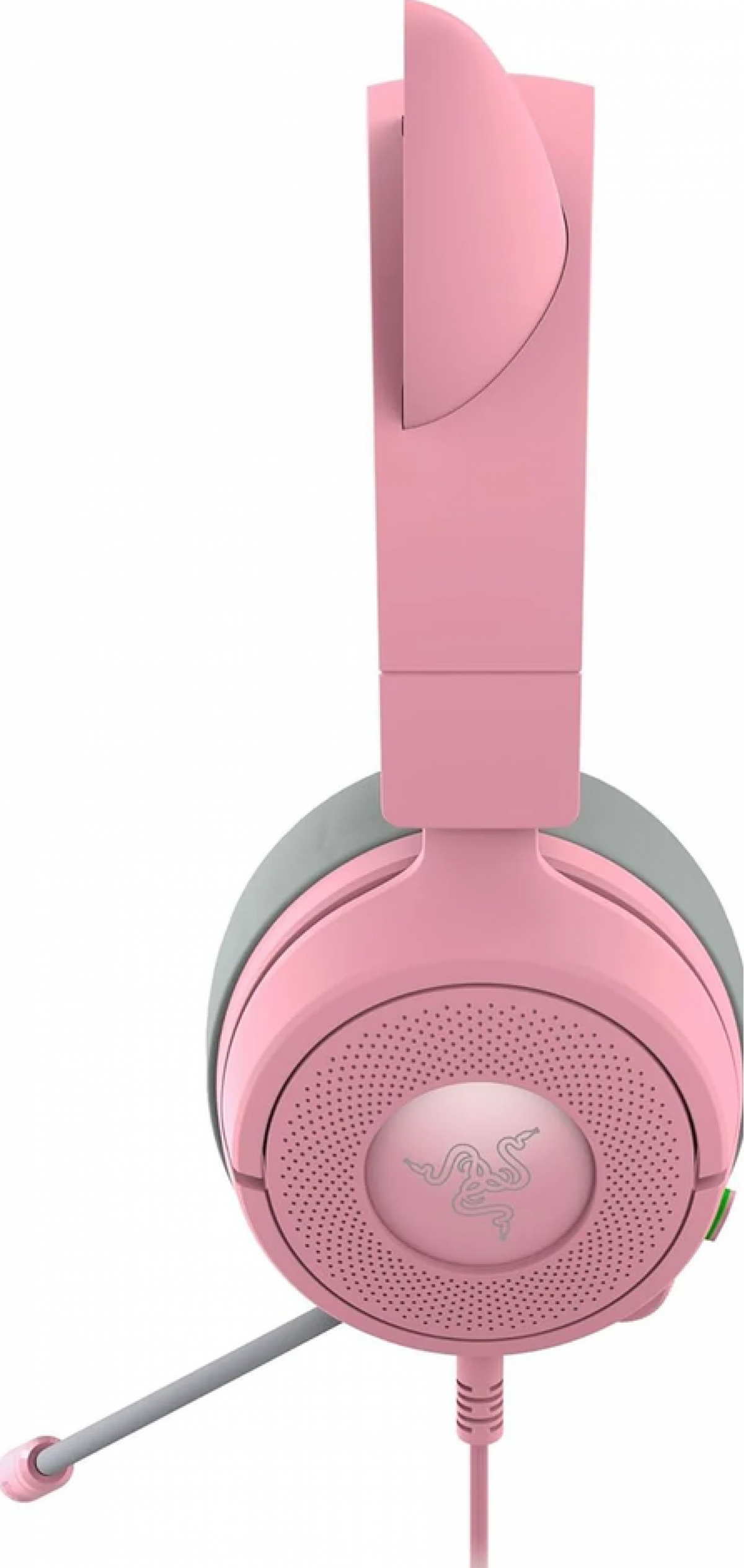 Auricular Gamer Razer Kraken Kitty V3 X Quartz Pink Analog 3.5MM - foto 2