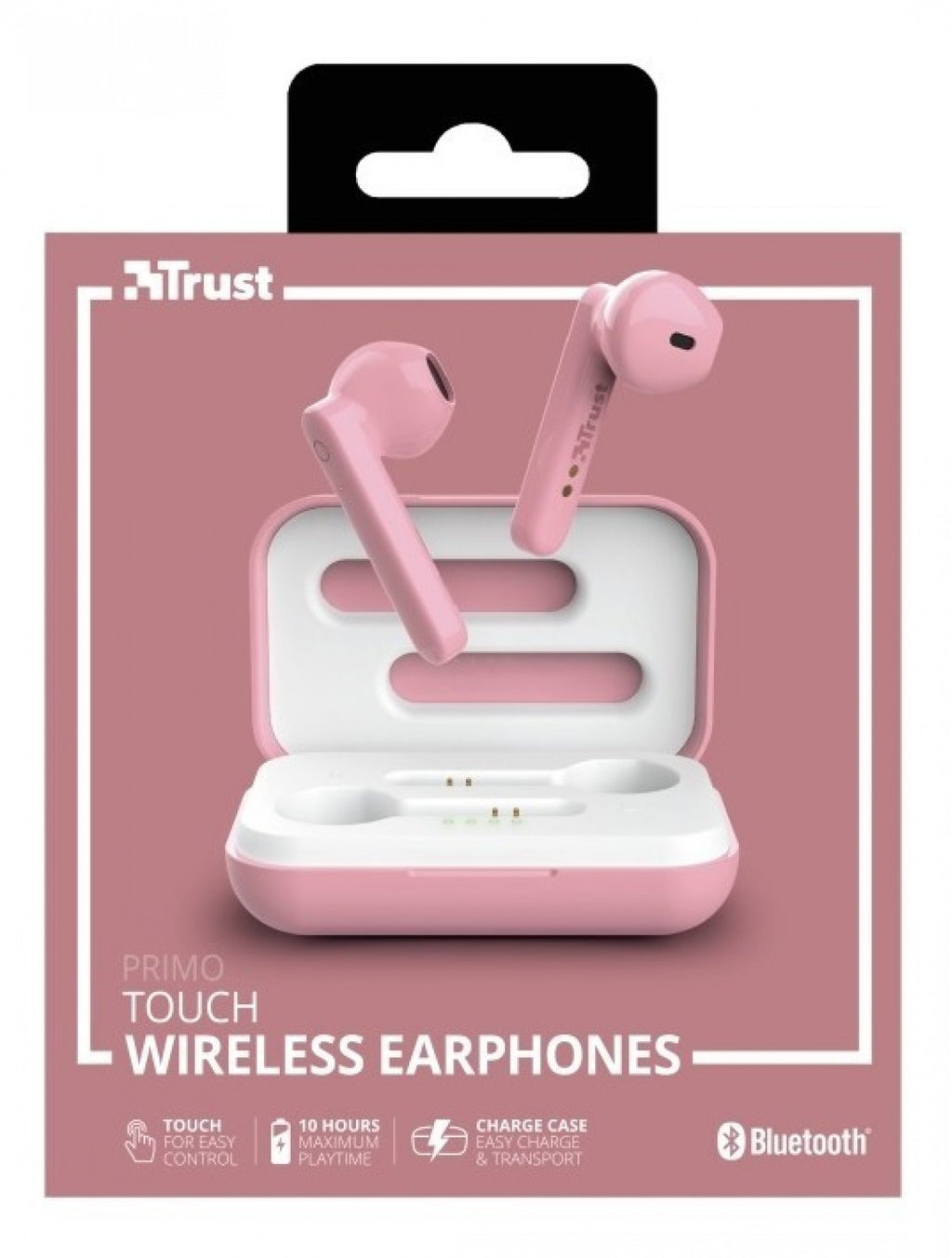 Auricular Trust Primo Touch BT Pink - foto 3