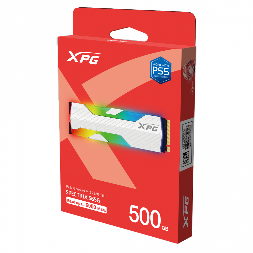 Disco SSD M.2 500GB ADATA XPG Spectrix S65G RGB NVMe 4x4 - foto 3