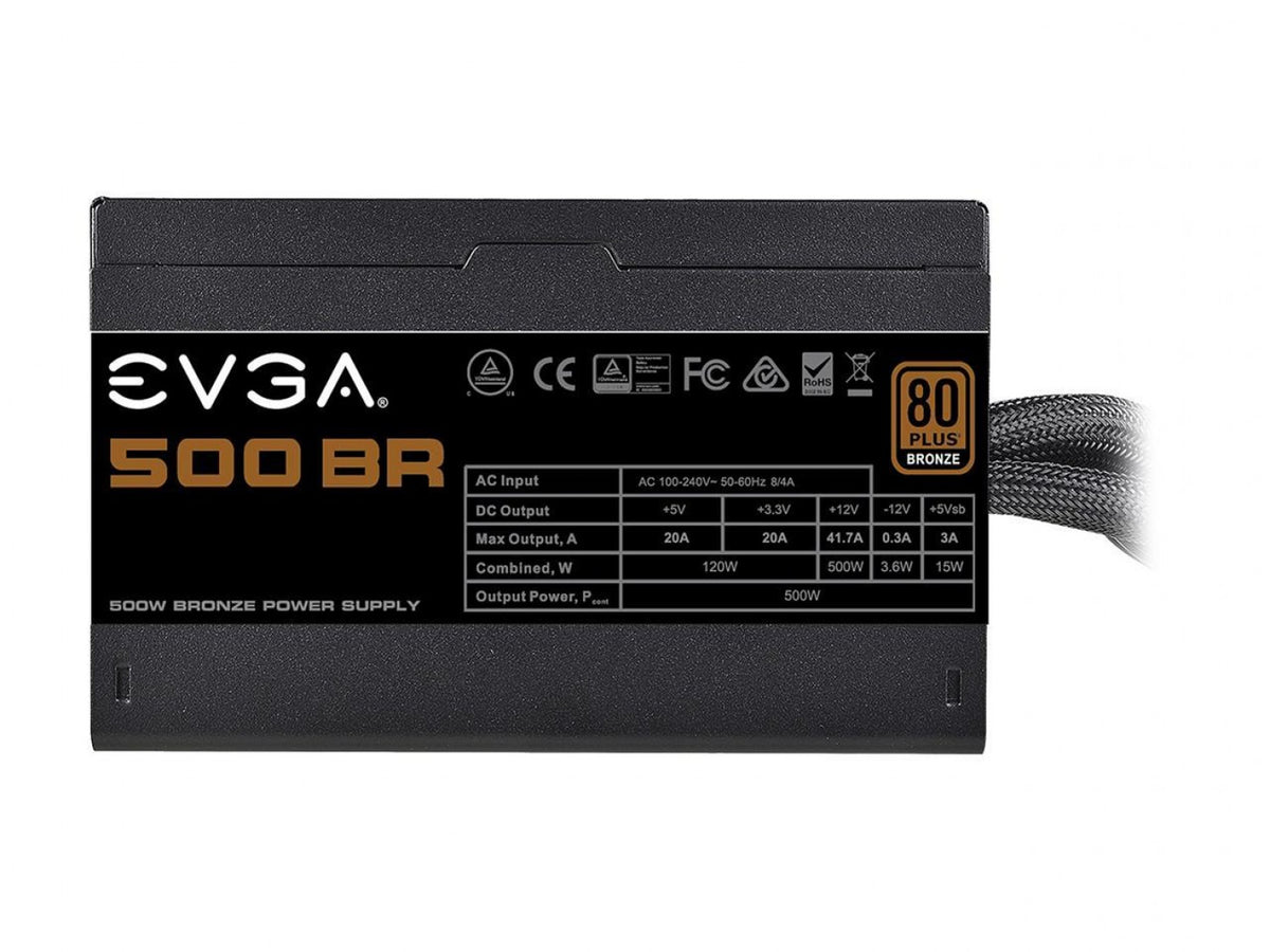 FUENTE GAMER EVGA 500W BR 80 BRONZE