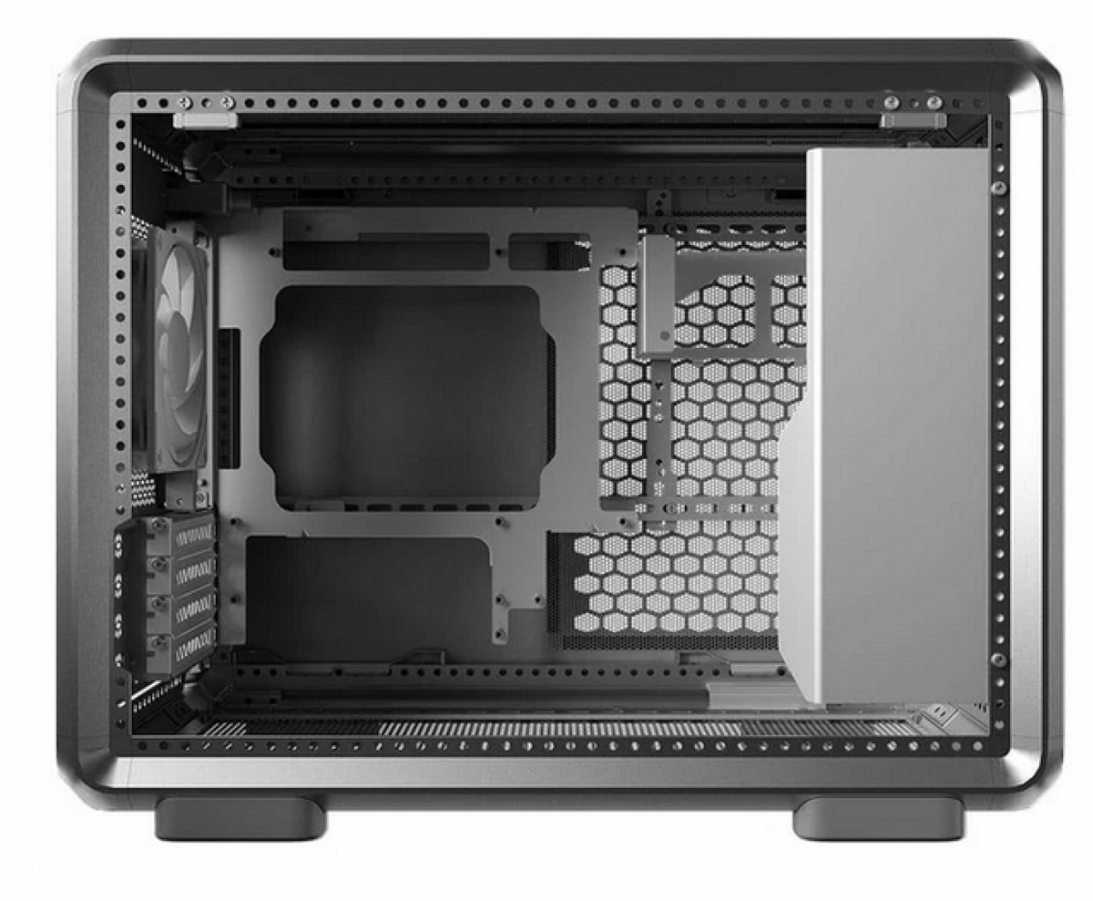 Gabinete Cooler Master 400 Master Frame Mesh Silver - foto 2