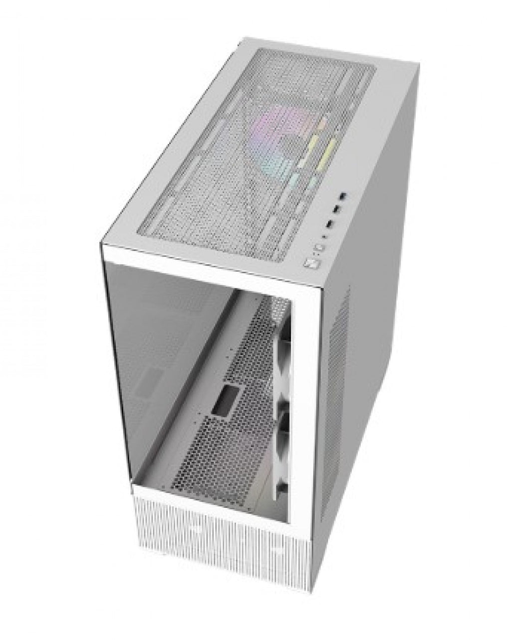 Gabinete Gamer Raidmax Infinita i801 Air White E-ATX TG ARGB - foto 3