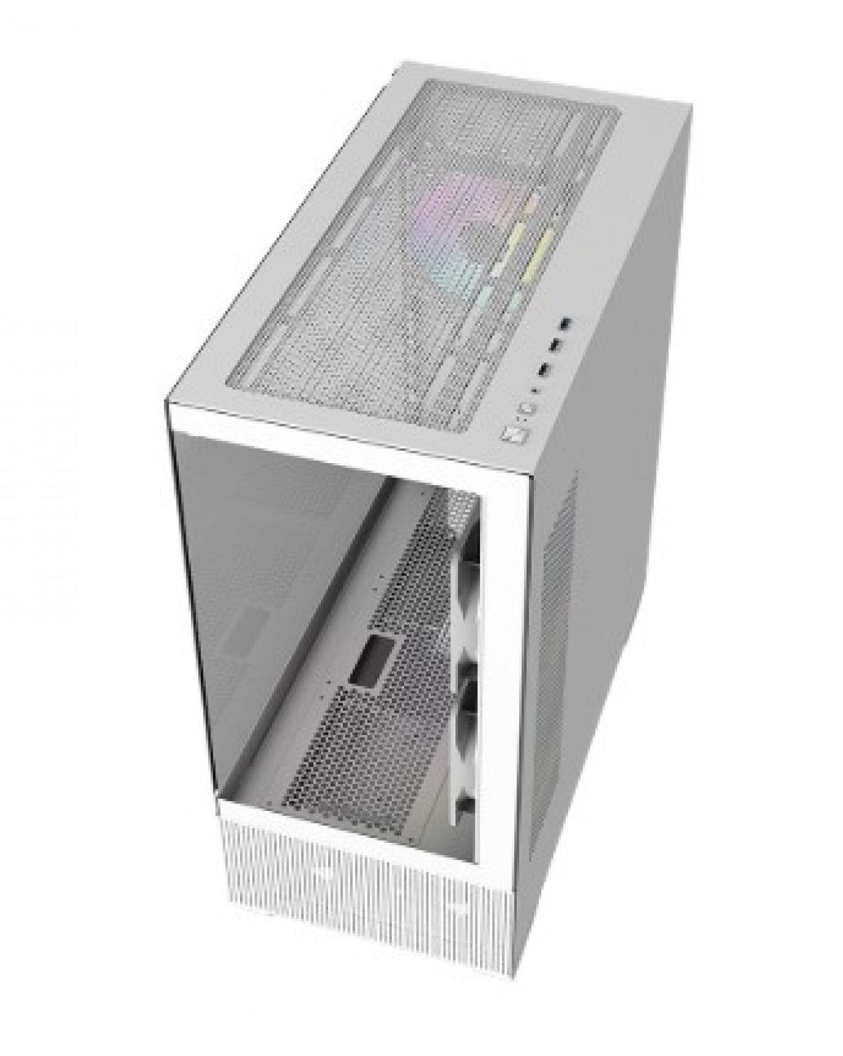 Gabinete Gamer Raidmax Infinita i801 Air White E-ATX TG ARGB - foto 3