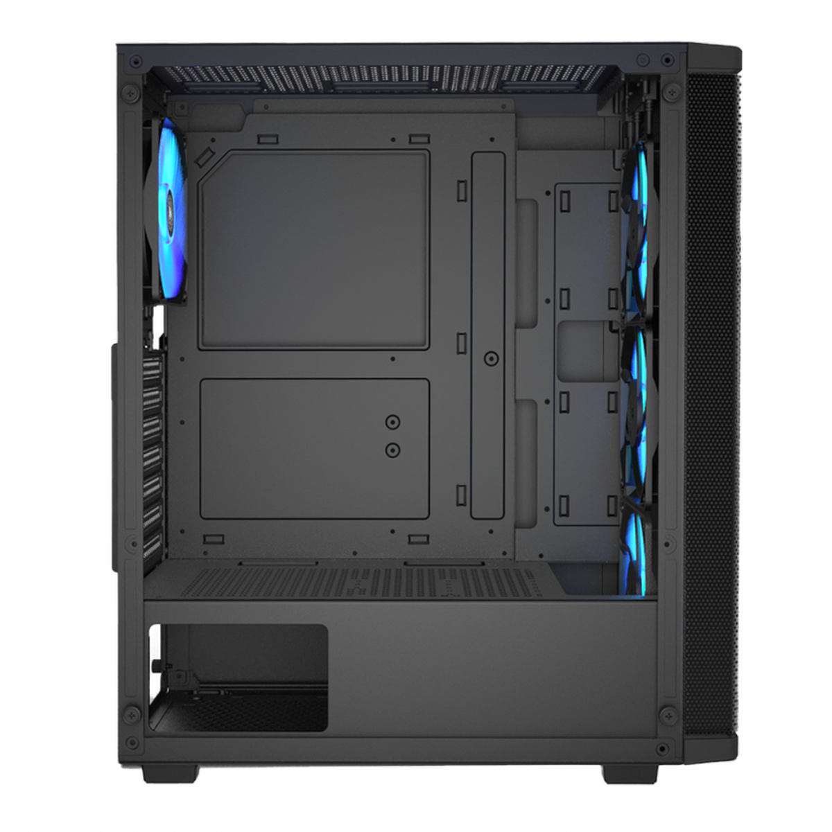 GABINETE GAMER RAIDMAX MESHIAN X922 BLACK ATX TG ARGB