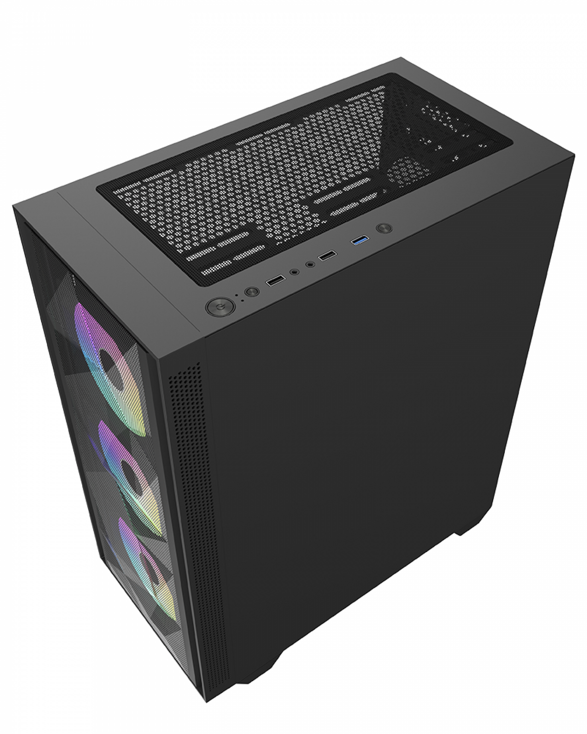 GABINETE GAMER RAIDMAX VECTOR V217 BLACK ARGB TG