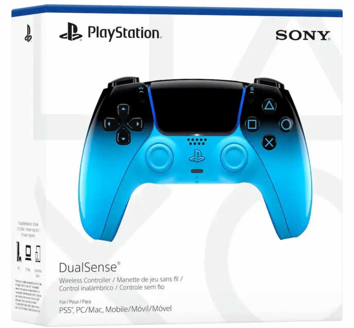 Joystick PS5 Dual Sense Original Chroma Rhythm Blue - foto 2