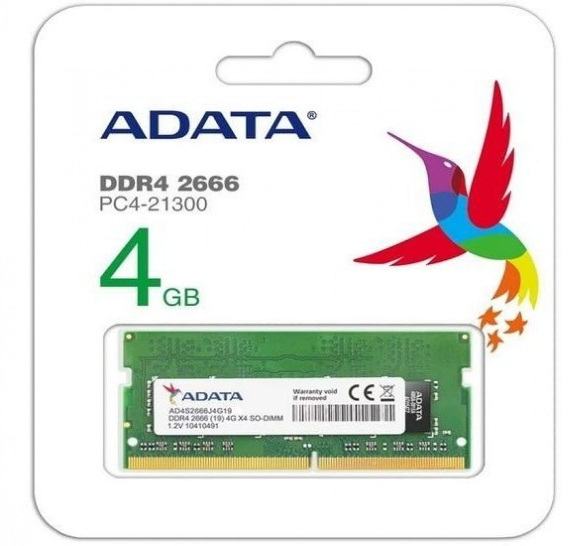 Memoria ADATA SODIMM DDR4 4GB 2666 G19 SGN - foto 2