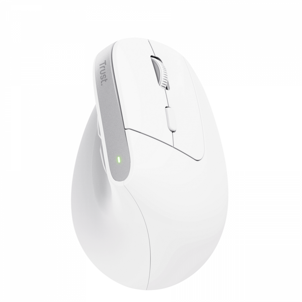 Mouse Gamer Trust Bayo Ergo multidispositivo Wireless White - foto 3