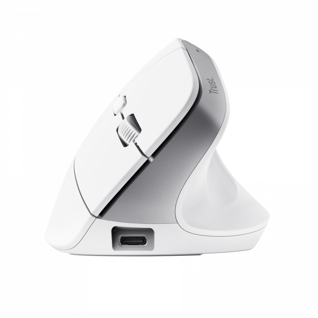 Mouse Gamer Trust Bayo Ergo multidispositivo Wireless White - foto 2