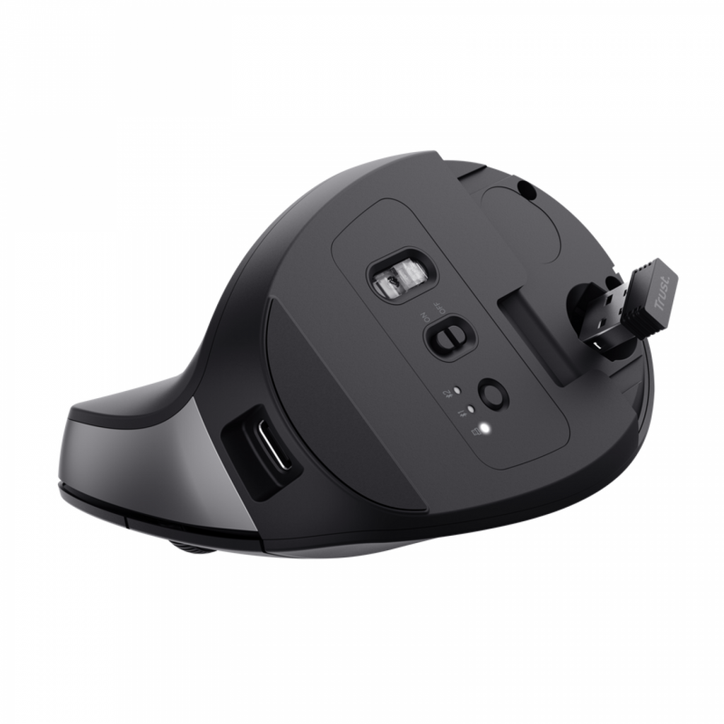 Mouse Gamer Trust Bayo + Ergo Wireless Black - foto 2