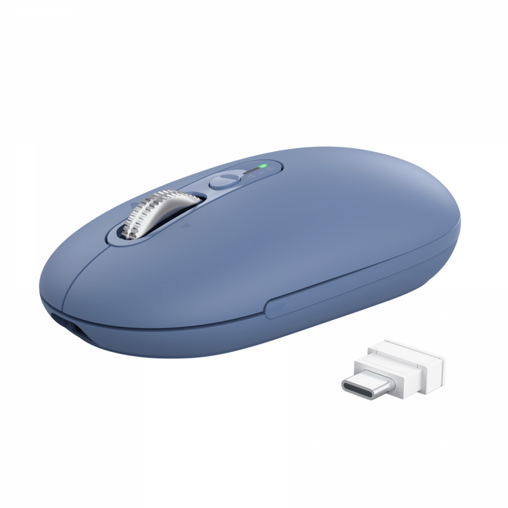 Mouse Gamer Trust Seron Hyperscroll Slim Wrls Blue - foto 2