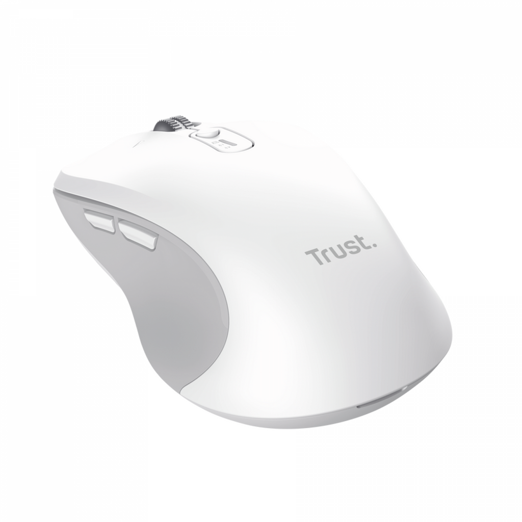 Mouse Inalámbrico Trust Ferro ultra-rápido multidispositivo Bluetooth/USB silencioso Blanco - foto 2