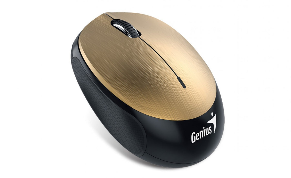 Mouse Mini Wireless Genius NX-9000BT Gold Recargable - foto 2