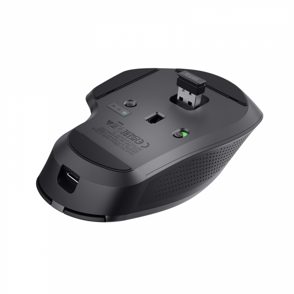 Mouse Trust Ozaa + Multi-connect Wireless Black - foto 2