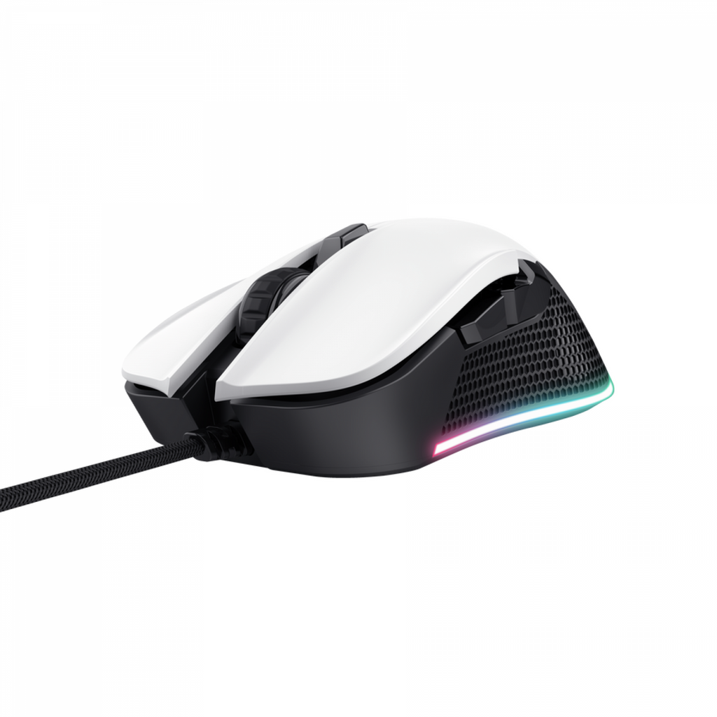 Mouse Trust Ybar Gaming Eco White GXT922W - foto 3