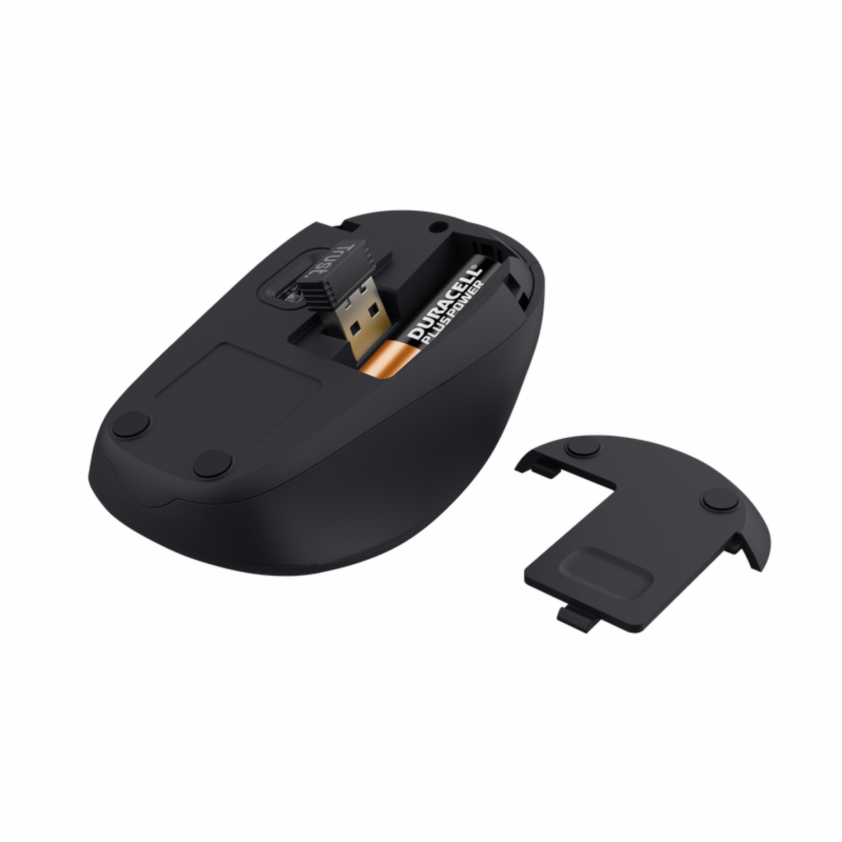 Mouse Trust YVI Wireless Eco Black - foto 3