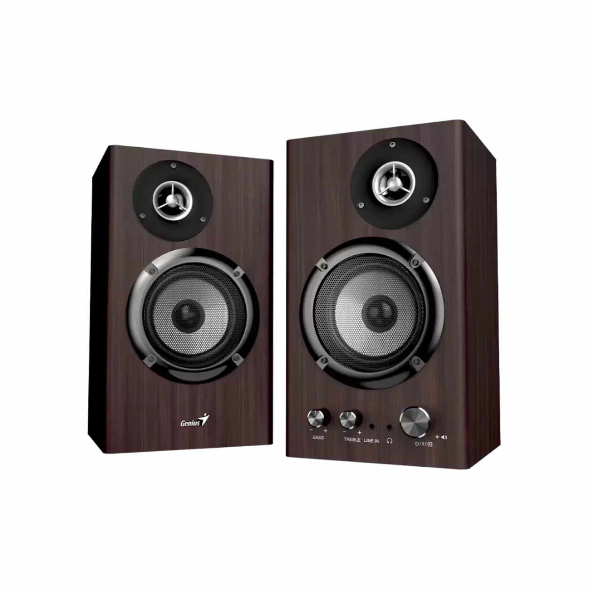 Parlante Bluetooth Genius SP-HF1812BT 50W Dark Brown - foto 2