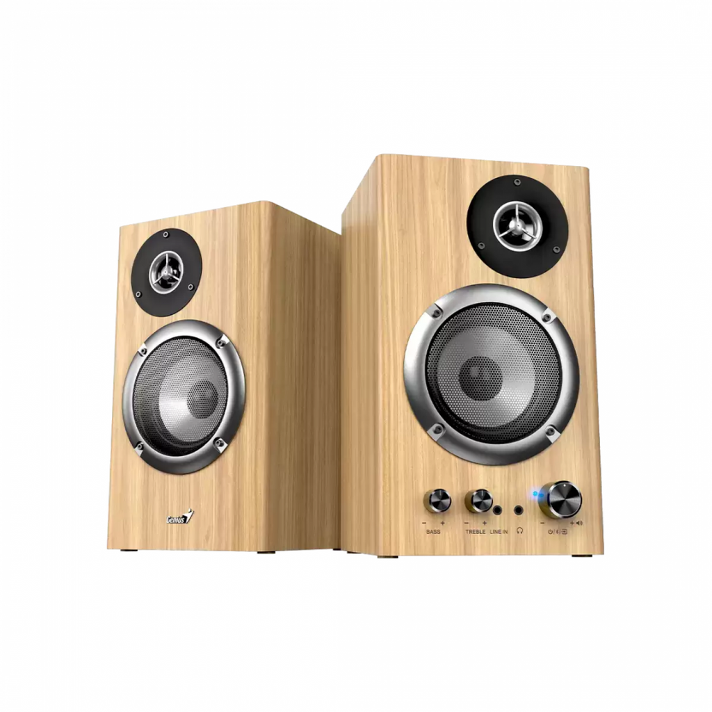 Parlante Bluetooth Genius SP-HF1812BT 50W Pine Wood - foto 2