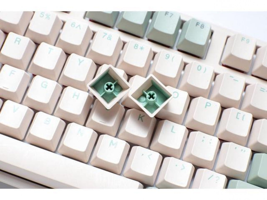 Teclado Mecánico Ducky One 3 Matcha TKL Hotswap Double Shot PBT Quack Cherry MX Silent Red - foto 3