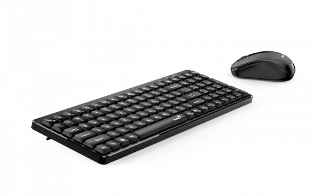 Teclado + Mouse Wireless Genius Luxemate Q8100 Black - foto 2