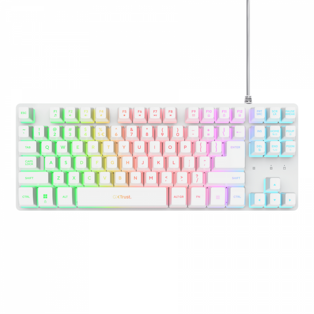 Teclado Trust Thado TKL White ES GXT833 - foto 2