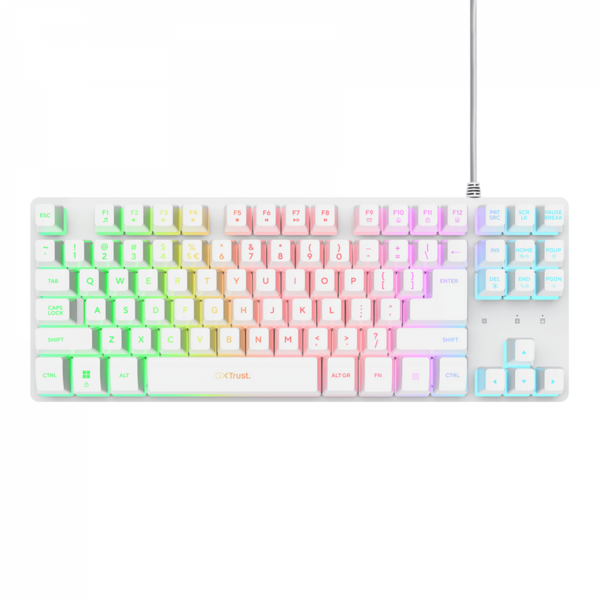 Teclado Trust Thado TKL White ES GXT833 - foto 2