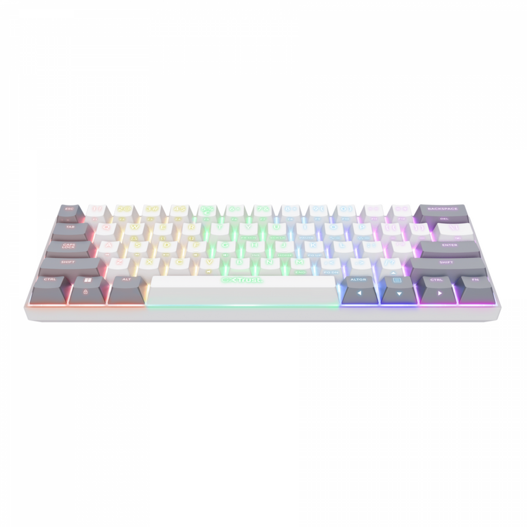 Trust GXT873 Teclado Acira Tri Wireless ES Mecánico White - foto 3